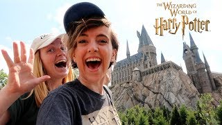 Hogwarts amp Hogsmeade Vlog at the Wizarding World of Harry Potter with Tessa Netting [upl. by Icaj679]