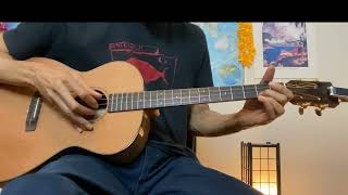 Loch Lomond  Tenor Guitar Fingerstyle GDAE [upl. by Reyotal]