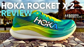 Hoka Rocket X 2 Review  My favorite Hoka [upl. by Notnirt578]