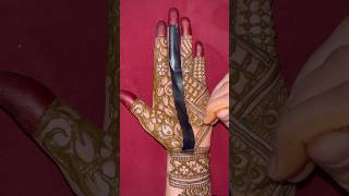 Cello tape Mehndi design hennadesign mehndi shotrs yputubeshorts [upl. by Esilenna433]