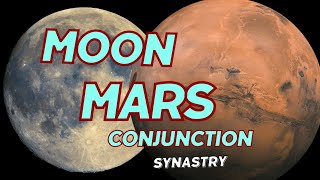 Mars Moon Conjunction in Synastry  Astrology [upl. by Anikram]