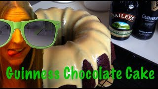 Guinness Chocolate Cake  Five Minute Pastry School [upl. by Irac]