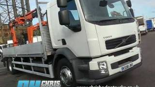 Volvo FL 240 Atlas Crane truck Euro 4  Chris Hodge Trucks video walkaround [upl. by Euqinot]