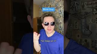 A wheelchair guy got roasted by blind guy 😂 SpeedMcqueen1 [upl. by Novled233]