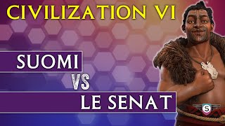 Civ6  CWC Wildcard  Suomi vs Le Senat [upl. by Danell]