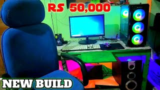 50000 NEW PC BUILD 💻  ALL COMPONENTS REVIEW 🤯  NEW CPU GAMERS DREAM 😨  op gamingpcsetup [upl. by Folberth]