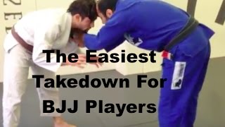 The Easiest Takedown For BJJ Players [upl. by Ydac590]