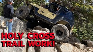 Holy Cross I Colorado Trails I Jeep Badge of Honor I Trail Work I CORE Trail Crew [upl. by Inkster]