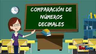 Comparación de números decimales [upl. by Hartill]