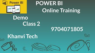 Power BI Demo class 2 by Ramesh in telug 22nd April 2024 8AM9704071805 [upl. by Yssenhguahs]