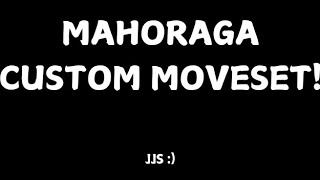 MAHORAGA CUSTOM MOVESET roblox jujutsushenanigans How to do it is in desc [upl. by Waiter]