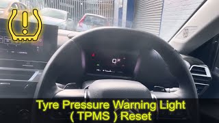 2022 CITREON C4 tyre pressure warning reset [upl. by Gassman]