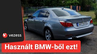 Használt BMWből ezt vedd ha E60 ötöst akarsz  Vezess TV [upl. by Retrak856]