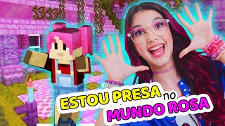 FIQUEI PRESA no MUNDO ROSA no MINECRAFT do PLAYSTATION  Luluca [upl. by Leahcimaj]