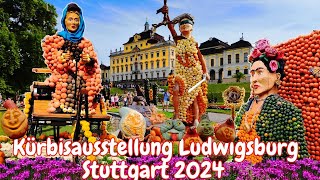 Ludwigsburg Kürbisausstellung Stuttgart 2024🇩🇪Blühendes Barock Kürbisausstellung Ludwigsburg 2024 [upl. by Natasha]