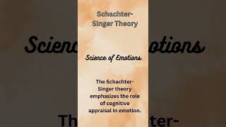 Schachter Singer Theory [upl. by Nnaeinahpets]