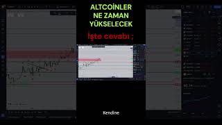 ALTCOİNLER NE ZAMAN YÜKSELECEK trading dogecoin bitcoin altcoins [upl. by Celeste]