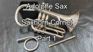 Adolphe Saxhorn Part 1 band instrument repair Wes Lee Music [upl. by Boser]