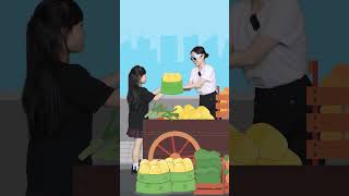 Bé học tiếng anh qua phim hoạt hình mua khoai tây Buying real potatoes Video and cartoons for baby [upl. by Iveel]