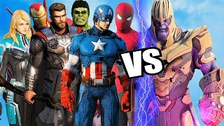 THE AVENGERS EndGame Vs THANOS  Final Battle [upl. by Iggie]