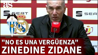 COPA DEL REY  ALCOYANO 2  REAL MADRID 1  Rueda de prensa de ZIDANE  Diario AS [upl. by Artemus]