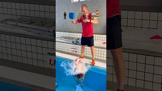 Será que deu certo 😮😅 shorts natação swimming funnyvideo natacion [upl. by Tsirhc]