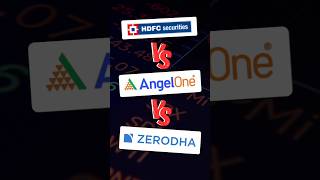 Angel One vs HDFC Securities vs Zerodha  FullService Broker vs Discount Broker India  Finance Fit [upl. by Annaiviv908]