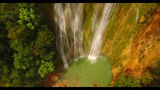 Cascada del Salto del Limón República Dominicana Desde un dronBombay solo si es contigo [upl. by Adyht]