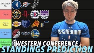 NBA 2023 WESTERN CONFERENCE STANDINGS PREDICTIONS  Predicting all 15 seeds in the West for 2024 [upl. by Aket267]