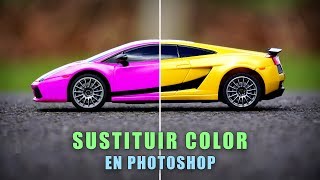 Sustituir color en Photoshop 3 métodos [upl. by Sundstrom]