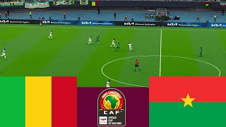 Mali 2 vs 0 Burkina Faso 2024 CAF Africa Cup  Video game simulation PES 2021 [upl. by Odnesor]