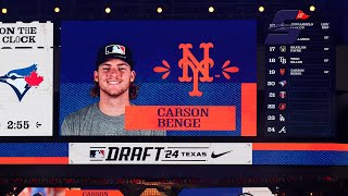 Mets Prospect Breakdown Carson Benge [upl. by Vi171]