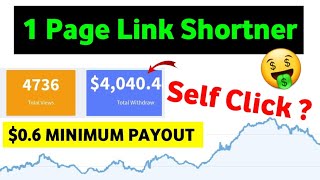 1 Page URL Shortener 🤑 URL Shortener Unlimited Trick 2024  URL Shortener earn money  URL Shortener [upl. by Sybille]