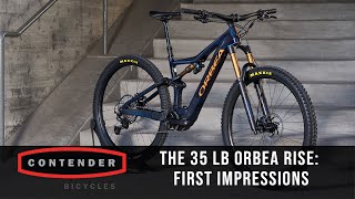 Orbea Rise M10 Technical Review  Contender Bicycles [upl. by Deming]