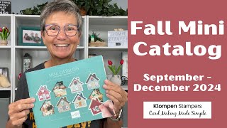 New Stampin Up Fall Mini Catalog WalkThrough With Lots Of Card Ideas [upl. by Kraska]