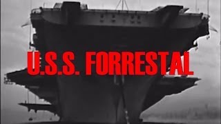 USS Forrestal CV59  Americas first Supercarrier [upl. by Kataway]