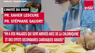 quotOn a des malades qui arrivent avec de la chloroquine et des effets secondaires cardiaques gravesquot [upl. by Eimrots717]