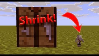 Im So Tiny  Minecraft Shrink Mods Chisel Me Mod and Chisel and Bit Mods [upl. by Oneida661]