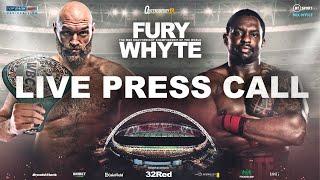 TYSON FURY v DILLIAN WHYTE  LIVE PRESS CALL  WORLD HEAVYWEIGHT CHAMPIONSHIP [upl. by Phio448]