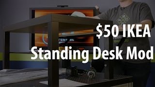 The 50 IKEA Standing Desk Mod [upl. by Franckot]