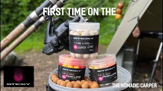 FIRST TIME ON THE STICKY BAITSCARP FISHING carpfishing carp sticky [upl. by Anat474]