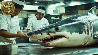 Explore Japanese Cuisine The Secret Behind the Tons of Shark Fin Processed Every Year in Japan [upl. by Friedberg]