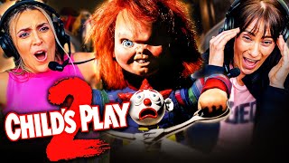 CHILDS PLAY 2 1990 MOVIE REACTION FIRST TIME WATCHING Chucky  Full Movie Review [upl. by Enawtna]