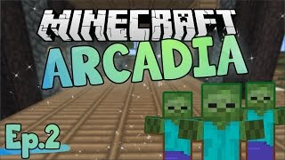 Dungeoneering  Minecraft Arcadia  Ep2 [upl. by Gustave]