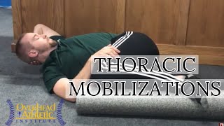 Thoracic Spine Mobilizations Techniques Self Mobilizations [upl. by Nnylesor]