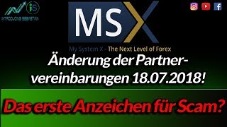 Was bedeuten die Änderung im MSX Partnervertrag [upl. by Ekard510]