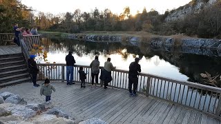 Grand Cascades Quarry Fishing  Crystal Springs Resort  Fall Break 2024 [upl. by Awhsoj]