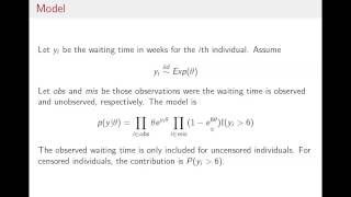 Bayesian survival analysis [upl. by Welbie]