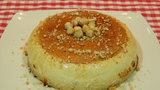 Cómo hacer flan de avellanas  Receta fácil [upl. by Zizaludba]