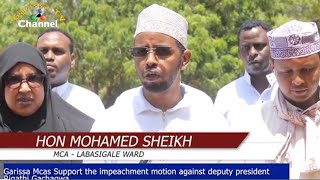 BREAKING Dadaab Leaders supported the impeachment motion against Rigathi Gachagwa [upl. by Hwu]